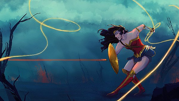 Artwork Of Wonder Woman - hdwallpaper4k