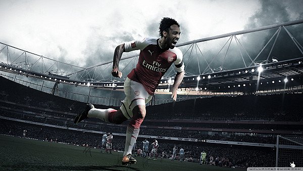 Aubameyang Welcome to Arsenal - hdwallpaper4k