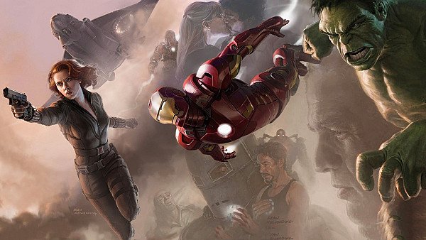 Avengers Black Widow Hulk Iron Man - hdwallpaper4k