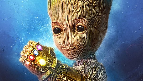 Baby Groot Gauntlet 4k - hdwallpaper4k