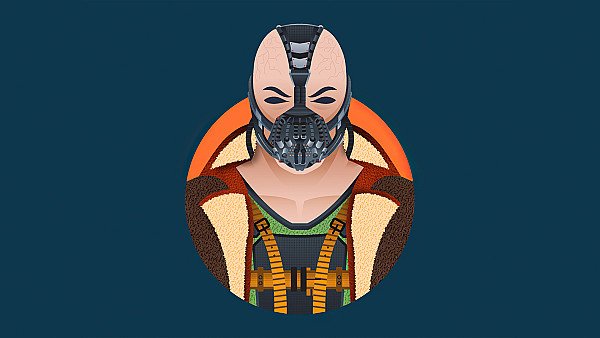 Bane Minimalism 4k wallpaper