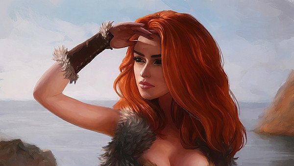 Barbarian Fantasy Girl 4k - hdwallpaper4k