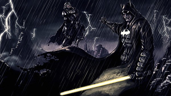 Batman And Joker Darth Vader - hdwallpaper4k