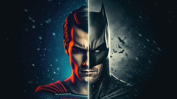 Batman And Superman Dynamic Clash - hdwallpaper4k