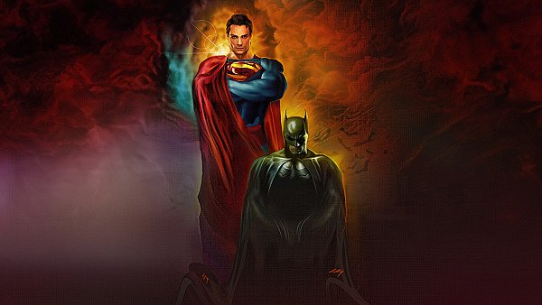 Batman And Superman Shrouded In Darkness - hdwallpaper4k