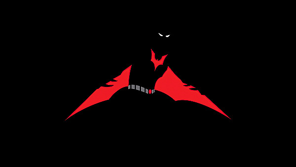 Batman Beyond Red Wings Minimal 8k - hdwallpaper4k