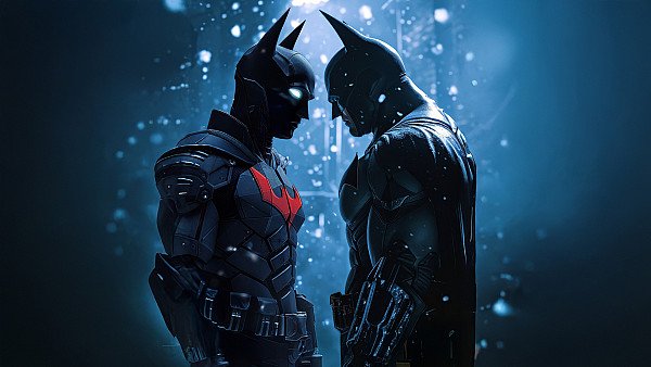 Batman Beyond Vs Batman Boundless - hdwallpaper4k