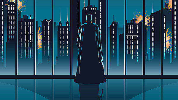 Batman Dark Knight Minimal 4k - hdwallpaper4k