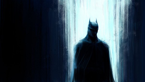 Batman In Lights wallpaper