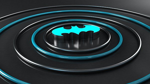 Batman Logo 3d - hdwallpaper4k