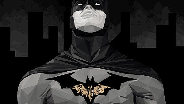 Batman Low Poly 8k - hdwallpaper4k