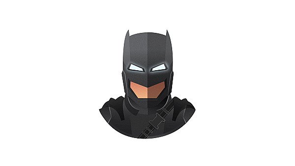 Batman Mech Suit Mask Minimalism 5k - hdwallpaper4k