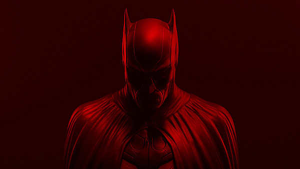 Batman Red Background - hdwallpaper4k