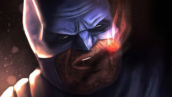 Batman Smoking Cigarette - hdwallpaper4k