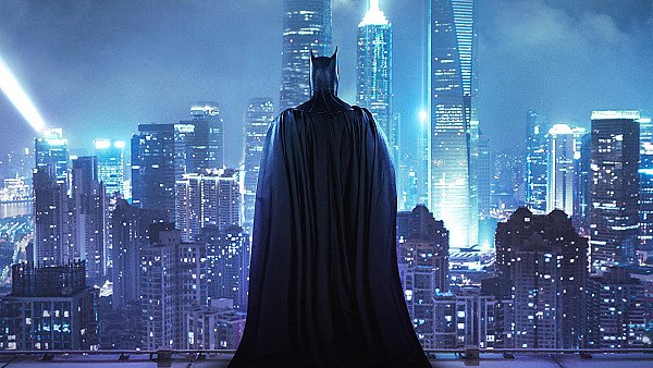 Batman Standing On The Rooftop - hdwallpaper4k