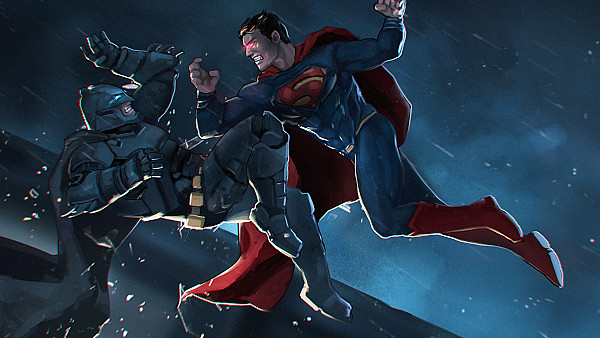 Batman Superman Fight New - hdwallpaper4k