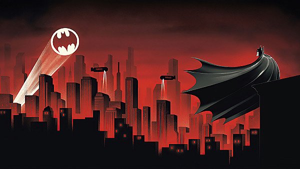 Batman The Animated Series Red World 4k - hdwallpaper4k