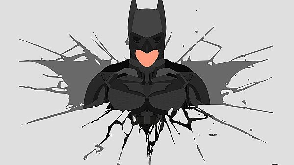 Batman The Dark Knight Suit Minimalism - hdwallpaper4k