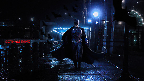 Batman Walking On Gotham Streets 4k - hdwallpaper4k