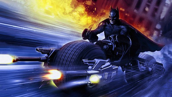 Batman With Batcycle 4k - hdwallpaper4k