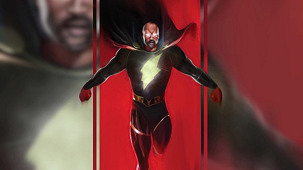 Black Adam Character Illustration wallpaper