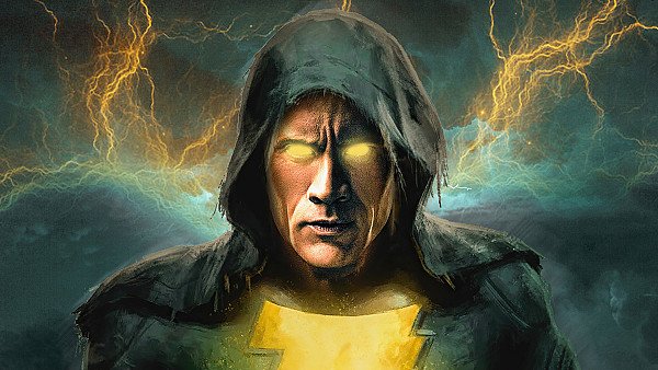 Black Adam Glowing Eyes 4k wallpaper