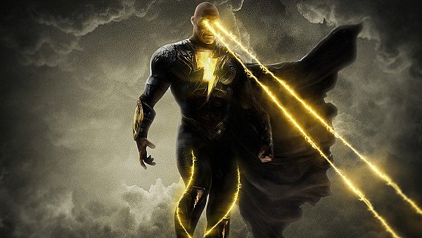 Black Adam Laser Eyes 4k wallpaper