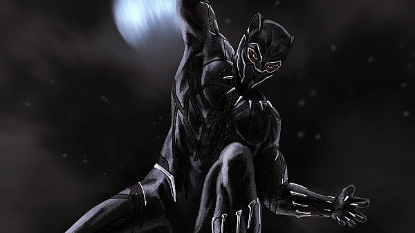 Black Panther Artwork 4k - hdwallpaper4k