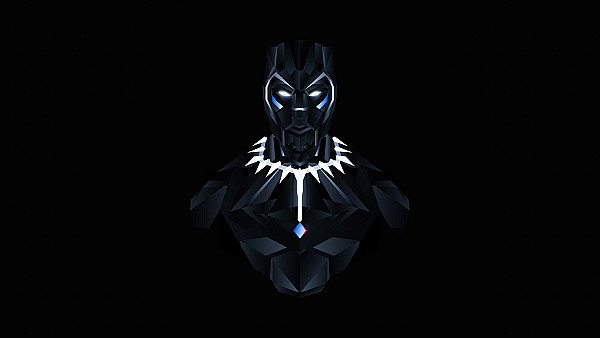 Black Panther Minimal - hdwallpaper4k