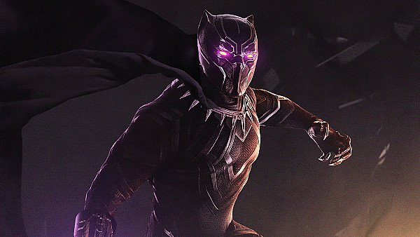 Black Panther Purple Eyes - hdwallpaper4k