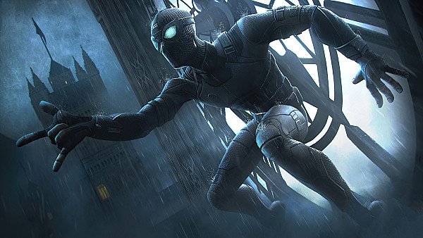 Black Spiderman Marvel Contest Of Champions 4k wallpaper