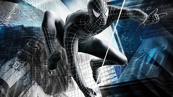 Black Spiderman Superhero - hdwallpaper4k