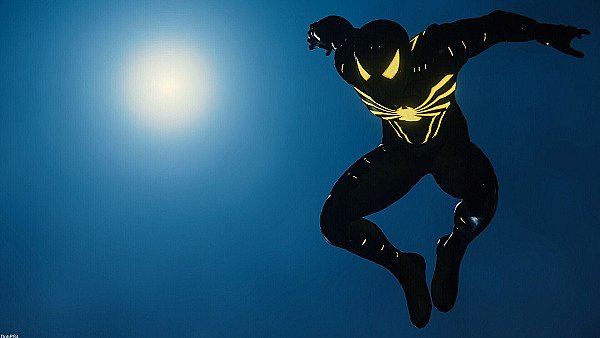 Black Suit Spiderman PS4 Pro Game - hdwallpaper4k