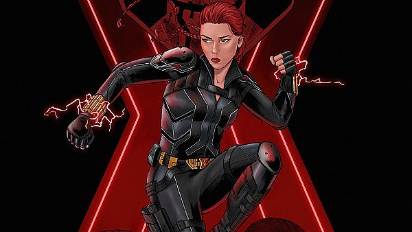 Black Widow Comic Art 4k - hdwallpaper4k