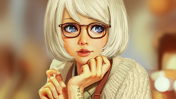 Blue Eyes Girl Artistic Art - hdwallpaper4k