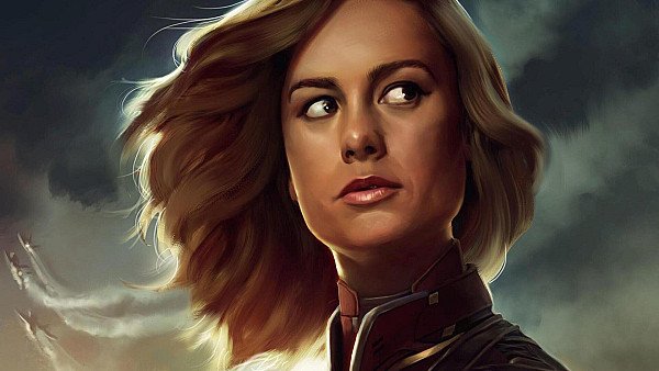 Brie Larson Captain Marvel Artwork - hdwallpaper4k