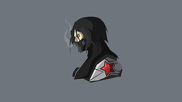 Bucky Barnes Minimalism - hdwallpaper4k