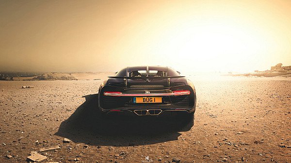 Bugatti Chiron Rear 2023 - hdwallpaper4k