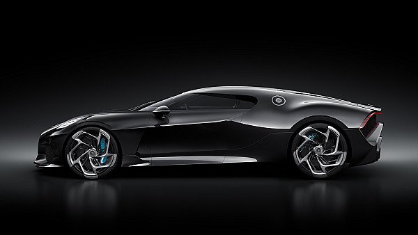 Bugatti La Voiture Noire Side View - hdwallpaper4k