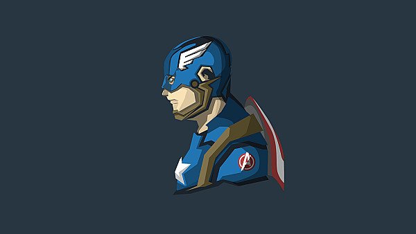 Captain America 4k Minimalism - hdwallpaper4k