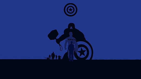 Captain America Avengers Endgame 4k Minimalism - hdwallpaper4k