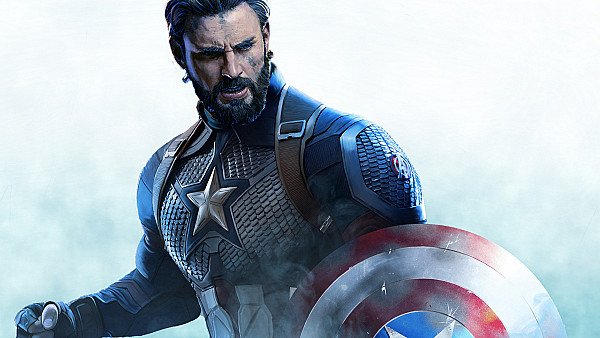 Captain America Beard Art - hdwallpaper4k