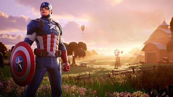 Captain America Fortnite 4k - hdwallpaper4k