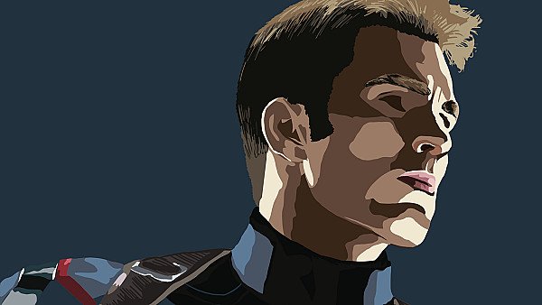 Captain America Low Poly Digital Art - hdwallpaper4k