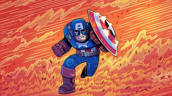 Captain America Shield Courage - hdwallpaper4k