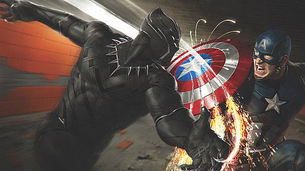 Captain America Vs Black Panther - hdwallpaper4k