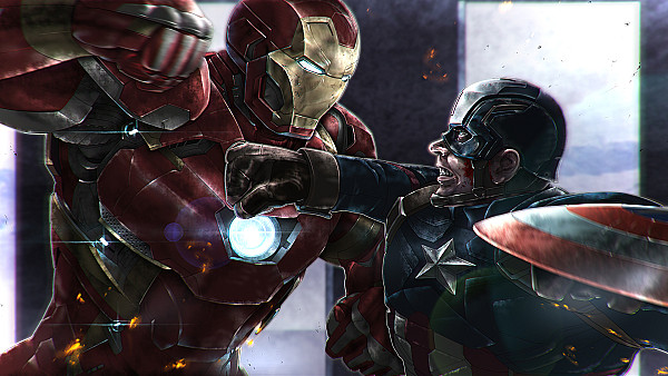 Captain America Vs Iron Man 4k 2020 - hdwallpaper4k