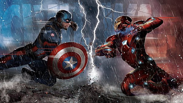 Captain America Vs Iron Man Comic 5k - hdwallpaper4k