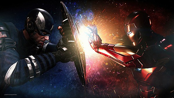 Captain America Vs Iron Man Fight 4k - hdwallpaper4k