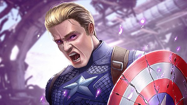 Captain America With Power Stone - hdwallpaper4k